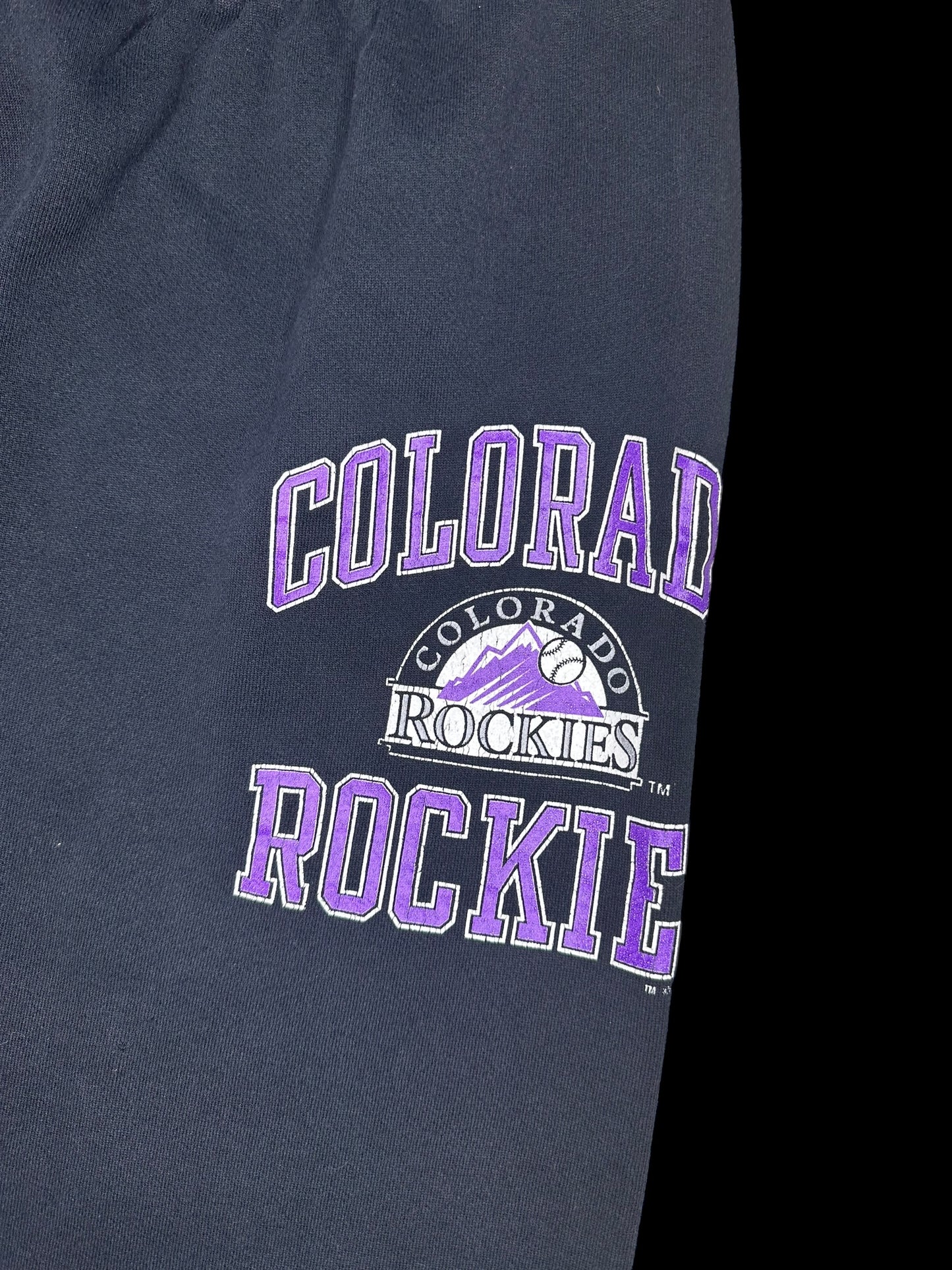 Colorado Rockies Logo 7 Sweatpants 90s