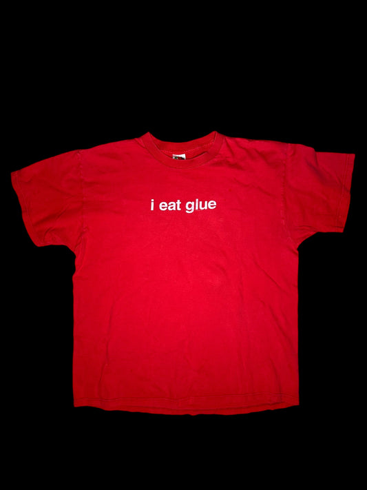 I Eat Glue Fruit of the Loom Shirt 90s