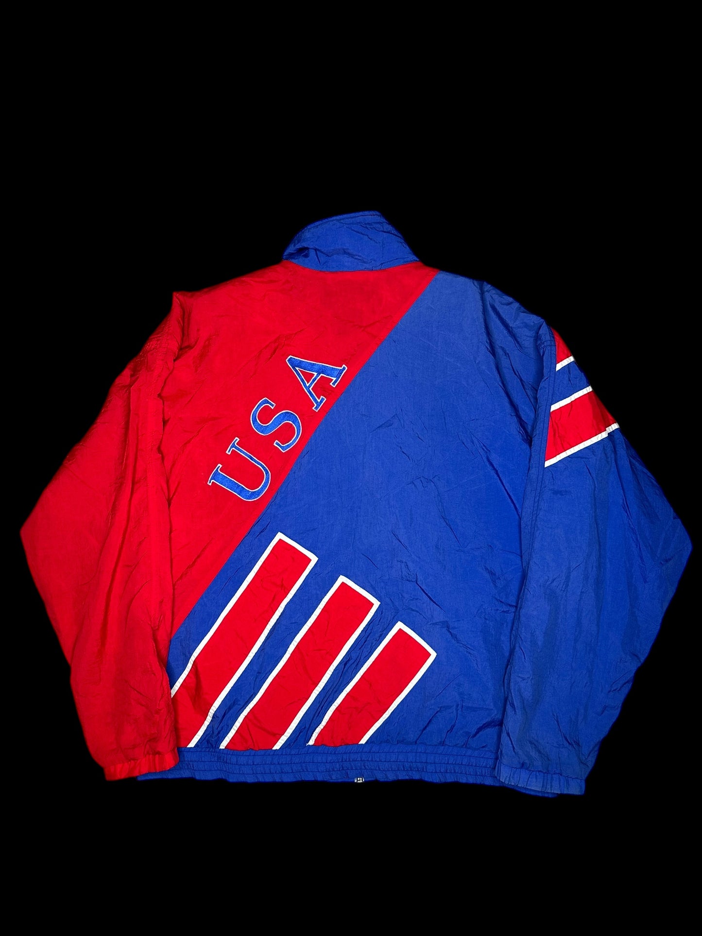 Adidas Team USA Olympic Soccer Windbreaker Jacket 1980s