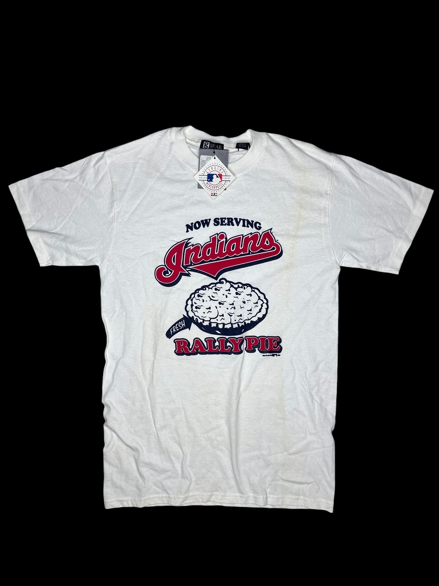 Cleveland Indians Rally Pie Shirt 2000s