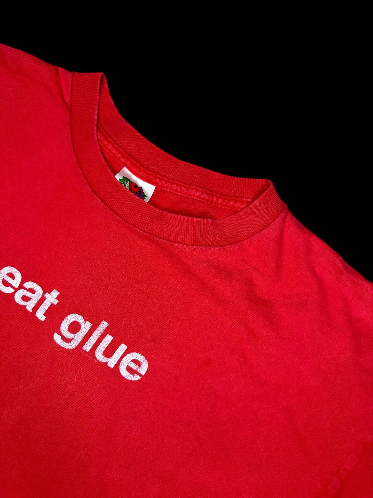 I Eat Glue Fruit of the Loom Shirt 90s