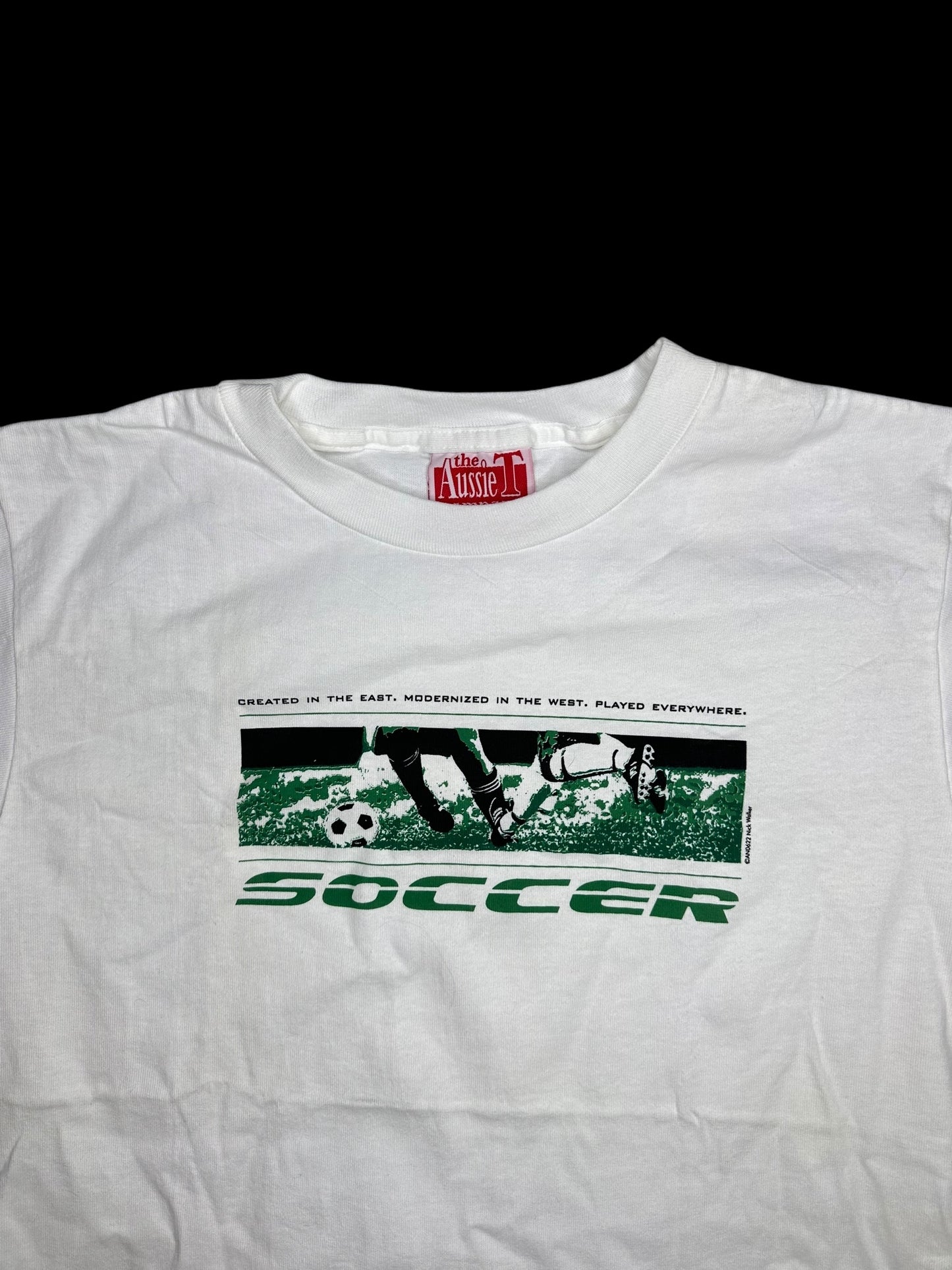 Soccer Box Logo Promo Shirt 90s