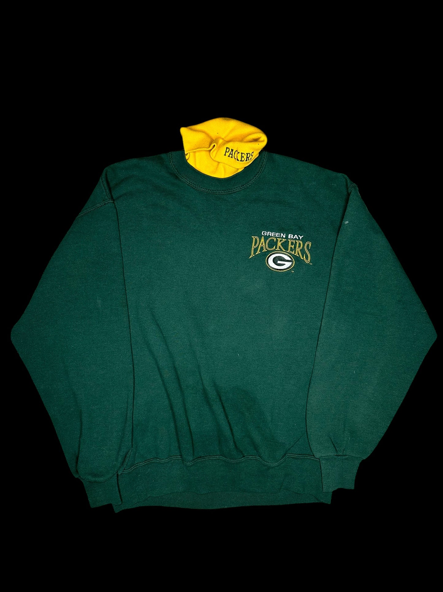 Green Bay Packers Turtleneck Crewneck 90s