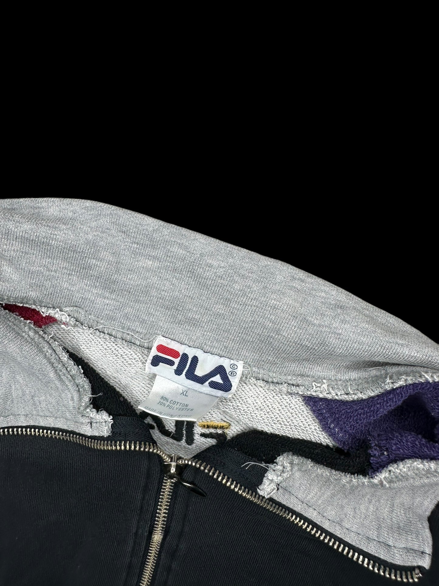 Fila Quarterzip Colorblock Pullover 90s